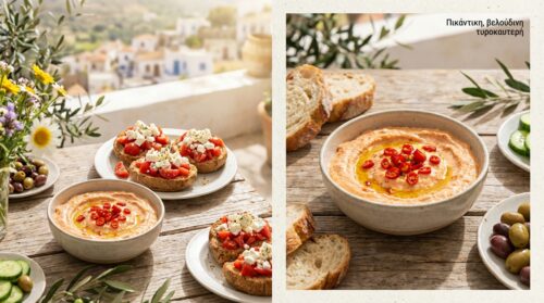 Πικάντικη, βελούδινη τυροκαυτερή που απογειώνει ψωμί, ντάκο και κάθε απλό μεζέ