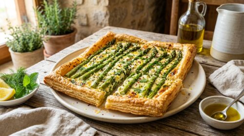 Τρυφερά σπαράγγια και λιωμένη φέτα απογειώνουν τις γεύσεις